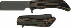 Ka-Bar Knives KABAR Mark 98-R Folder 3067 - Value Priced EDC - Black Cleaver Blade - Multicolor G10 - Flipper Folder