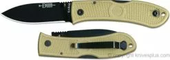 KA-BAR Knives: KABAR Dozier Folding Hunter, Coyote Brown, KA-4062CB