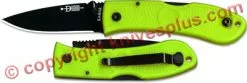 Ka-Bar Knives KABAR Mini Dozier Folder, Zombie Green, KA-4072ZG