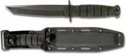 Ka-Bar Knives KA-5054, KA-BAR Short Black KA-BAR Tanto, Synthetic Sheath
