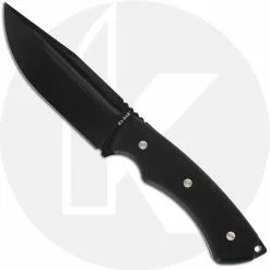 Ka-Bar Knives KABAR IFB Drop Point 5350 - Value Priced Fixed Blade - Black Drop Point - Black G10 - MOLLE Compatible Sheath