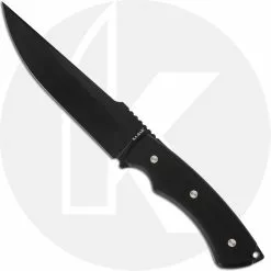 Ka-Bar Knives KABAR IFB Trail Point 5351 - Value Priced Fixed Blade - Black Trailing Point - Black G10 - MOLLE Compatible Sheath