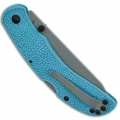 Ka-Bar Knives KABAR USSF Corser Folder 5698SF - Value Priced EDC - Gray Tanto - Blue GFN-PA66 - Lock Back Folder -Benchmade Knives Shop KA 5698SF FRONT CLOSED