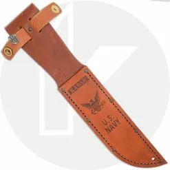 Ka-Bar Knives KA-BAR 9227 125th Anniversary Commemorative Knife With US Navy Tang Stamp USA Made -Benchmade Knives Shop KA 9227 SHEATH