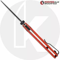 Benchmade Knives MODIFIED Benchmade Mini Bugout 533 Knife - Acid Stonewash - KP Black Thumbstud & Standoffs -Benchmade Knives Shop KP 533 6 BACK OPEN LOGO