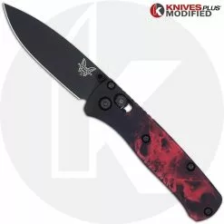 Benchmade Knives MODIFIED Benchmade Mini Bugout 533BK Knife + Custom Anodized AWT Scales