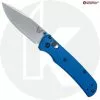 Benchmade Knives MODIFIED Benchmade Bugout 535 + AWT Anodized Cobalt Blue Aluminum Scales