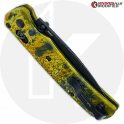 Benchmade Knives MODIFIED Benchmade Bugout 535BK Knife + AWT Archon Custom Anodized Scales -Benchmade Knives Shop KP 535 AWT CUSTOM1 CLOSED BACK