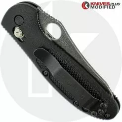 Benchmade Knives MODIFIED Benchmade Mini Griptilian Knife 555 - S30V - Acid Stonewash - Sheepsfoot -Benchmade Knives Shop KP 555HG NEW CLOSED BACK LOGO