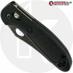 Benchmade Knives MODIFIED Benchmade Mini Griptilian Knife 555 - S30V - Acid Stonewash - Sheepsfoot -Benchmade Knives Shop KP 555HG NEW CLOSED FRONT LOGO