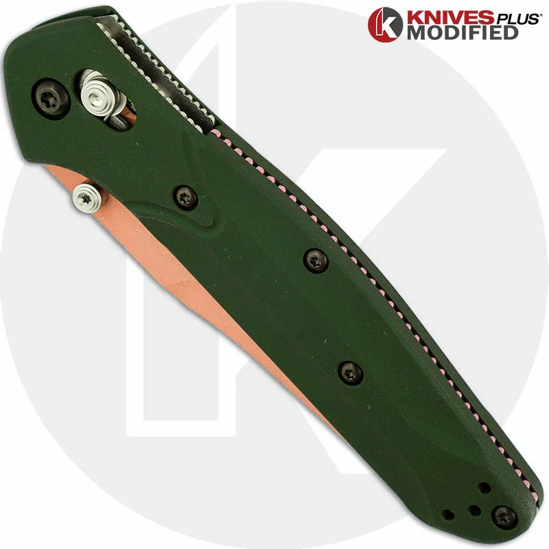 Benchmade Knives MODIFIED Benchmade 940 Osborne Knife - CopperWash - Aluminum Handle 2 Benchmade Knives MODIFIED Benchmade 940 Osborne Knife - CopperWash - Aluminum Handle - Image 2
