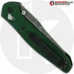 Benchmade Knives MODIFIED Benchmade 940 Osborne Knife - Acid Stonewashed - Aluminum Handle 7 Benchmade Knives MODIFIED Benchmade 940 Osborne Knife - Acid Stonewashed - Aluminum Handle -Benchmade Knives Shop KP 940 2 NEW CLOSED BACK LOGO