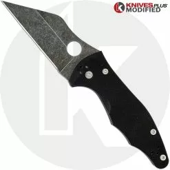 Spyderco Knives MODIFIED Spyderco Yojimbo 2 Knife - ACID WASH - C85GP2