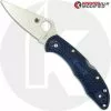 Spyderco Knives MODIFIED Spyderco Delica 4 - Youre My Boy Blue - Satin - Rit Dyed