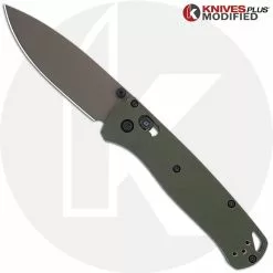 Benchmade Knives MODIFIED Benchmade Bugout 535 Knife + KP OD Green G10 Scales + KP Black Thumbstud & Standoffs + Magpul FDE Cerakote