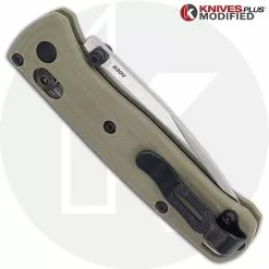 Benchmade Knives MODIFIED Benchmade Mini Bugout 533 Knife + KP Contoured Desert Tan G10 Scales + KP Black Thumbstud & Standoffs 5 Benchmade Knives MODIFIED Benchmade Mini Bugout 533 Knife + KP Contoured Desert Tan G10 Scales + KP Black Thumbstud & Standoffs -Benchmade Knives Shop KP MINIBUGOUT CONTOURED ONECOLORFDE CLOSED BACK