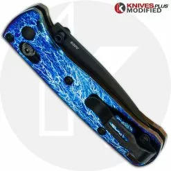 Benchmade Knives MODIFIED Benchmade Mini Bugout 533BK Knife + KP Titanium Scales + Mayhem Finish -Benchmade Knives Shop KP MINIBUGOUT MAYHEM CLOSED BACK