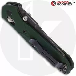 Benchmade Knives MODIFIED Benchmade Mini Osborne 945 Knife - Acid Stonewash Blade -Benchmade Knives Shop KP STONEWASHEDMINIOSBORNE CLOSED BACK