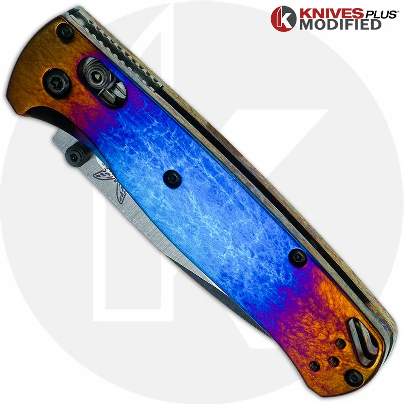 Benchmade Knives MODIFIED Benchmade Bugout 535 Knife + KP Titanium Super Nova Scales + KP Black Thumbstud & Standoffs 5 Benchmade Knives MODIFIED Benchmade Bugout 535 Knife + KP Titanium Super Nova Scales + KP Black Thumbstud & Standoffs - Image 5