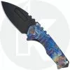 Medford Knife And Tool Medford Praetorian T - PVD S35VN Drop Point - Flamed Solar Flare Ti - Frame Lock Folder - USA Made
