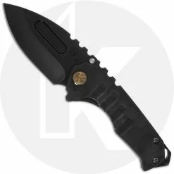 Medford Knife And Tool Medford Praetorian Genesis T - PVD S35VN Drop Point - PVD Titanium Handle - Frame Lock Folder - USA Made