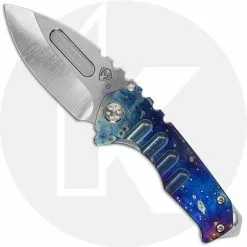 Medford Knife And Tool Medford Praetorian Genesis T - Tumbled S35VN Drop Point - Galaxy Titanium Handle - Frame Lock Folder - USA Made