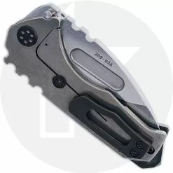 Medford Knife And Tool Medford Praetorian Genesis T - Tumbled S35VN Drop Point - Tumbled Ti - Frame Lock Folder - USA Made -Benchmade Knives Shop MKT 029STD 2 CLOSED BACK