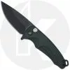 Medford Knife And Tool Medford Smooth Criminal - PVD S45VN Drop Point - Hunter Green Aluminum - Button Lock Folder - USA Made