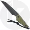Medford Knife And Tool Medford UDT-1 - PVD S35VN Reverse Tanto Fixed Blade - OD Green G10 - Kydex Sheath - USA Made