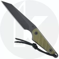 Medford Knife And Tool Medford UDT-1 - PVD S35VN Reverse Tanto Fixed Blade - OD Green G10 - Kydex Sheath - USA Made