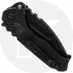 Medford Knife And Tool Medford Praetorian Scout M / P - PVD D2 Tanto - Black G10 - Liner Lock Folder - PVD Breaker - USA Made -Benchmade Knives Shop MKT M30DPT 1 CLOSED BACK