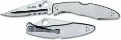 Spyderco Knives Spyderco Police Knife, Part Serrated, SP-C07PS -Benchmade Knives Shop SP C07PS