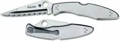 Spyderco Knives Spyderco Police Knife, Serrated, SP-C07S