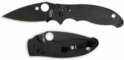 Spyderco Knives Spyderco Manix2 Knife, Black, SP-C101GPBBK2