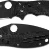 Spyderco Knives Spyderco Manix 2 Lightweight Knife, Black Blade, SP-C101PBBK2