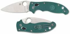 Spyderco Knives Spyderco Manix 2 Lightweight C101PCBL2 - CPM SPY27 Blade - Aqua Blue FRCP Handle - USA Made 7 Spyderco Knives Spyderco Manix 2 Lightweight C101PCBL2 - CPM SPY27 Blade - Aqua Blue FRCP Handle - USA Made -Benchmade Knives Shop SP C101PCBL2