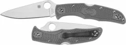 Spyderco Knives: Spyderco Endura 4 Lightweight, Gray, SP-C10FPGY -Benchmade Knives Shop SP C10FPGY