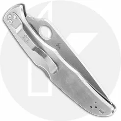 Spyderco Knives: Spyderco Endura 4 SS Knife, Part Serrated, SP-C10PS -Benchmade Knives Shop SP C10PS CLOSED BACK