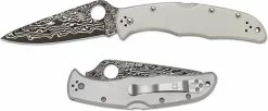 Spyderco Knives Spyderco Endura 4 Titanium Damascus, SP-C10TIPD