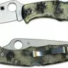 Spyderco Knives Spyderco Endura 4 Knife C10ZFPGITD - Flat Ground VG10 - Glow In The Dark Zome FRN