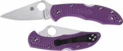 Spyderco Knives: Spyderco Delica 4 Lightweight, Purple, SP-C11FPPR 7 Spyderco Knives: Spyderco Delica 4 Lightweight, Purple, SP-C11FPPR -Benchmade Knives Shop SP C11FPPR