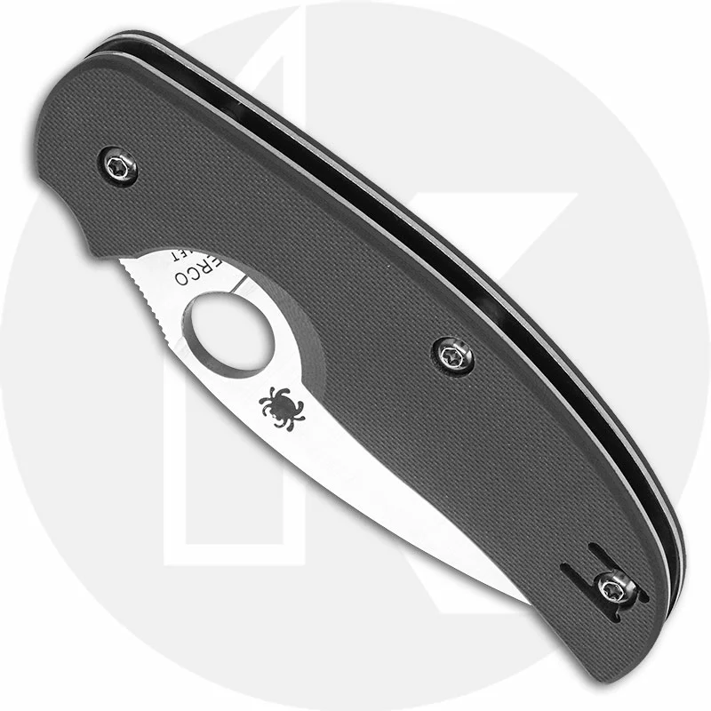 Spyderco Knives Spyderco Sage 1 Knife - C123GPGY - Maxamet Leaf Blade - Gray G10 - Liner Lock 2 Spyderco Knives Spyderco Sage 1 Knife - C123GPGY - Maxamet Leaf Blade - Gray G10 - Liner Lock - Image 2