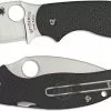 Spyderco Knives Spyderco C123PBK Sage 5 Lightweight Knife - Satin Blade - Black FRN Handle With Compression Lock