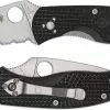 Spyderco Knives Spyderco Persistence Lightweight C136PSBK - Part Serrated - Black FRN - Liner Lock Folder