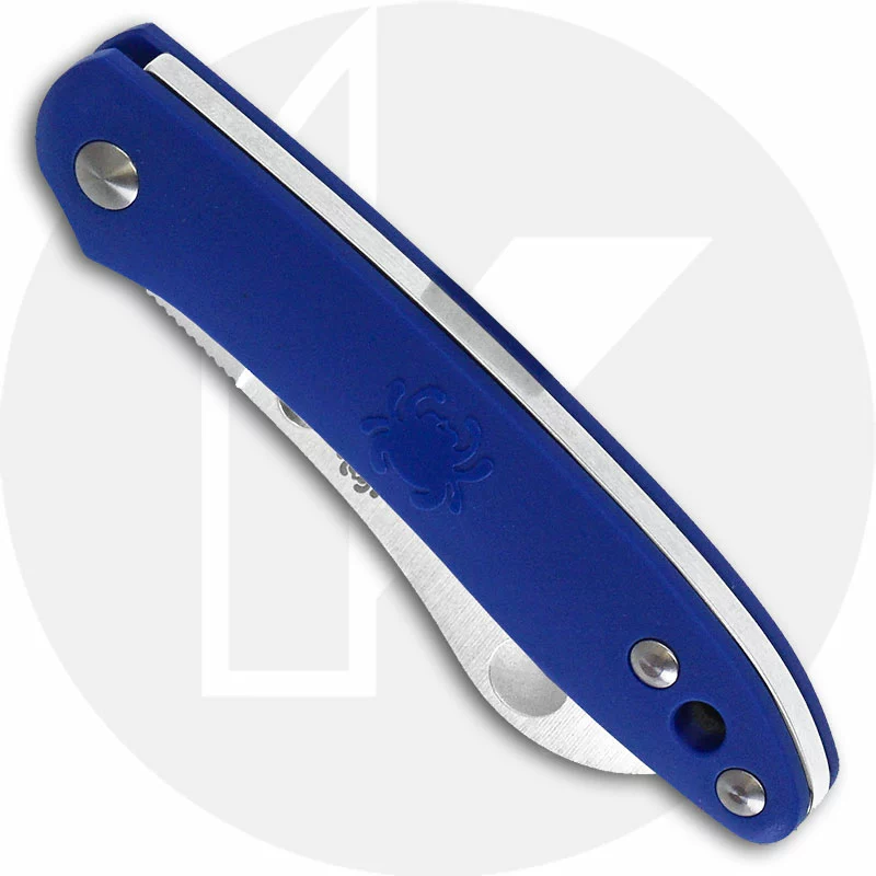 Spyderco Knives Spyderco Roadie Knife, Blue FRN, SP-C189PBL 2 Spyderco Knives Spyderco Roadie Knife, Blue FRN, SP-C189PBL - Image 2