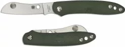 Spyderco Knives Spyderco Roadie Knife - C189PGR - Non Locking Sheepfoot - Olive Green FRN - Made In Italy 7 Spyderco Knives Spyderco Roadie Knife - C189PGR - Non Locking Sheepfoot - Olive Green FRN - Made In Italy -Benchmade Knives Shop SP C189PGR