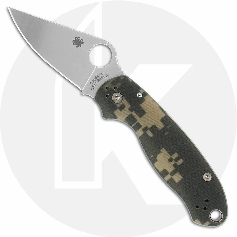 Spyderco Knives Spyderco C223GPCMO Para 3 - CPM S45VN - Camo G10 - Compression Lock - USA Made 1 Spyderco Knives Spyderco C223GPCMO Para 3 - CPM S45VN - Camo G10 - Compression Lock - USA Made
