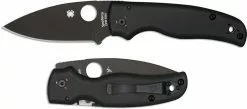 Spyderco Knives Spyderco Shaman Knife C229GPBK Black Blade, Black G10 Compression Lock Folder USA Made