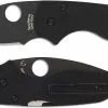 Spyderco Knives Spyderco Lil' Native Knife C230GPBBK Compact Folder Black DLC Blade Black G10 With Compression Lock