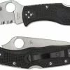 Spyderco Knives Spyderco Endela Lightweight - C243FPSBKRD - Thin Red Line - Part Serrated - Black / Red FRN
